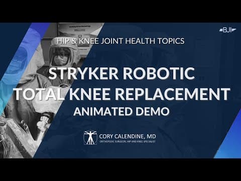 Robotic Total Knee Replacement Animated Video