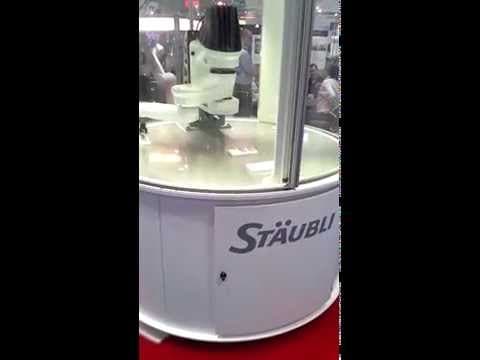 Stäubli Robotic Arm Operation Demo - MD&M East 2014
