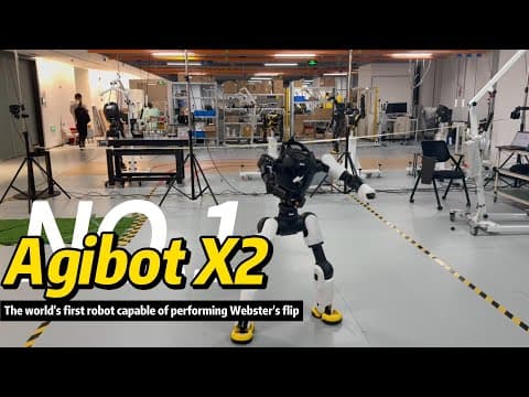 AGIBOT X2 | The world's first humanoid robot masters the Webster Flip
