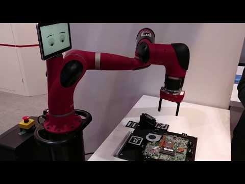 RoboDEX 2017 - Rethink Robotics - Sawyer - DIMM Insertion